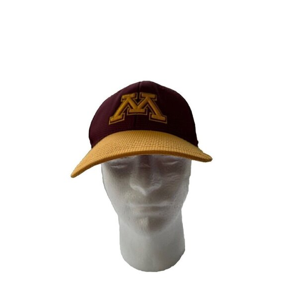 Minnesota Hat U Of M Maroon and Gold strap back Cap by Top of the world Gopher - Picture 1 of 6